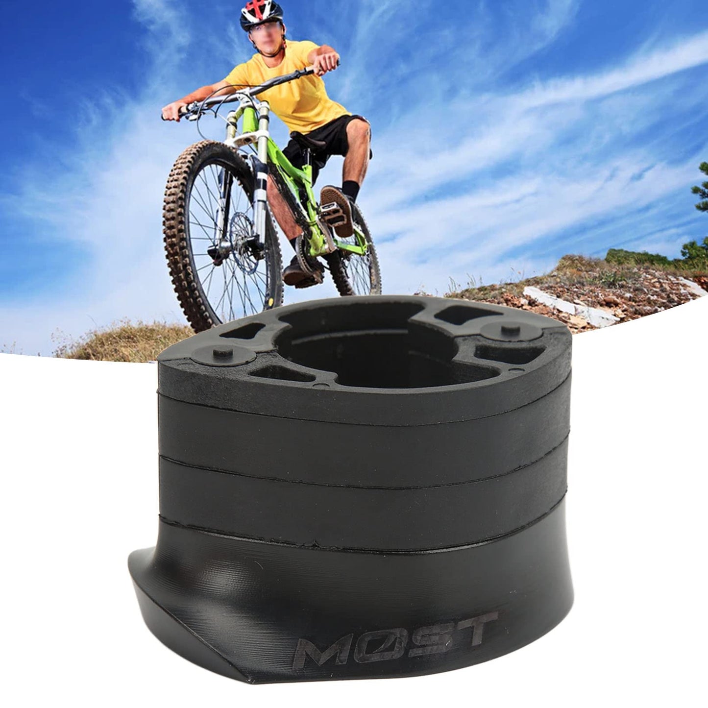 Alomejor Handlebar Gasket Road Handlebar Plastic Spacer Washer for F Series F8 F10 F12