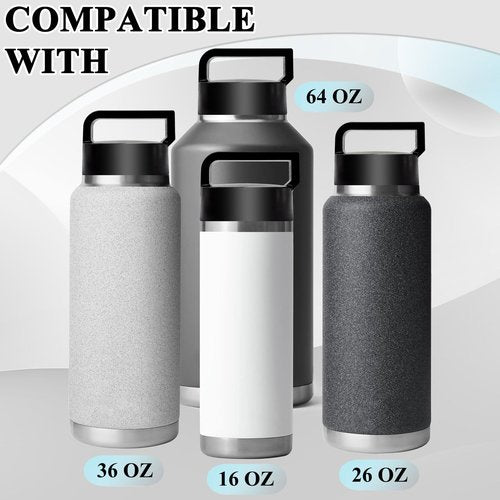 TiciKim Chug Cap for YETI Rambler Bottle Fits for 18 oz 26 oz 36 oz 64 oz Chug Replacement Lid Cap Water Bottle Accessories Compatible with Yeti Rambler Bottle Models