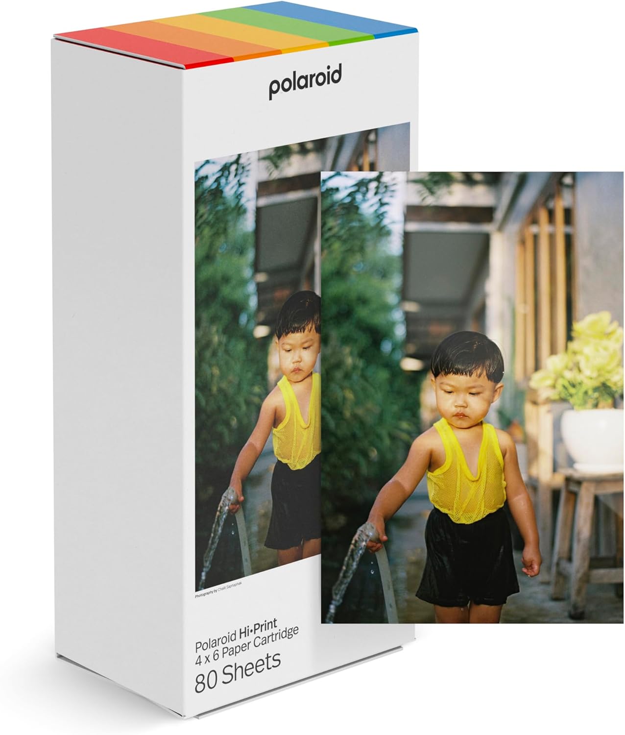 Polaroid Hi-Print Bluetooth 4x6 Photo Printer + Photo Paper Bundle (80 Sheets Included) (6552)