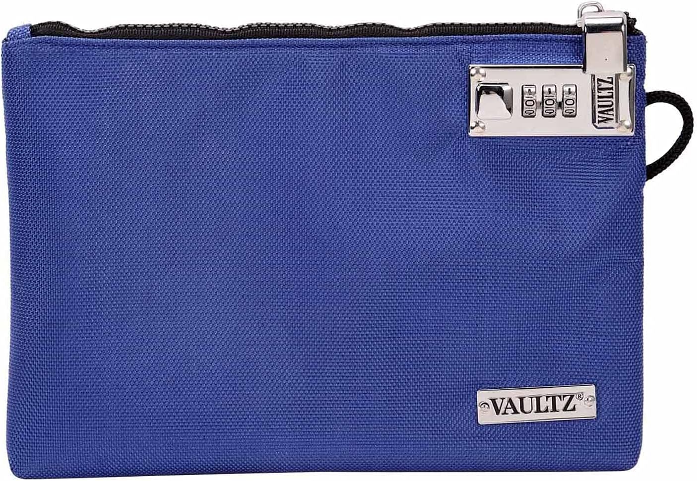 Vaultz Money Bag with Lock - 5 x 7 Inch, Men & Women's Locking Accessories Pouch for Cash, Bank Deposits, Wallet, Medicine, Phone and Credit Cards - BERRY