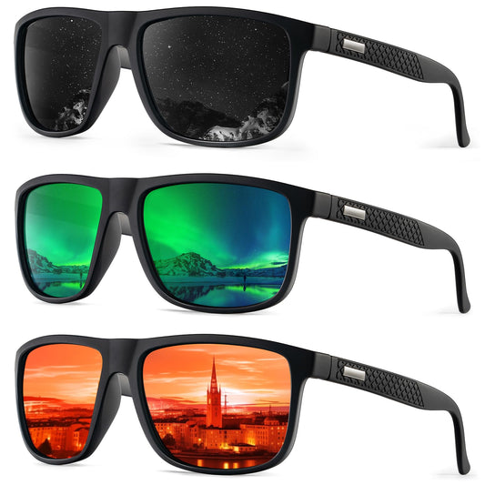 KALIYADI Sunglasses-Men Polarized-Sunglasses Mens Sun glasses: Sun Glasses Polarized UV Protection Unisex Driving Fishing Golf
