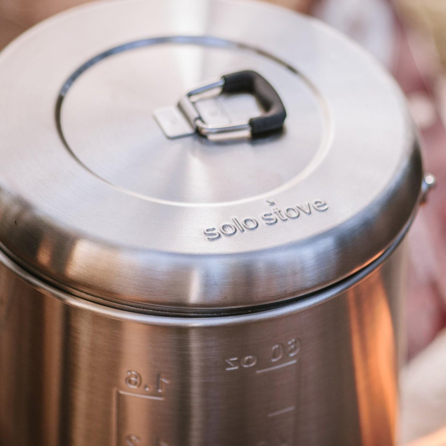 Solo Stove Pot 1800 - Stainless Steel Camping Cookware for Backpacking & Outdoor Cooking
