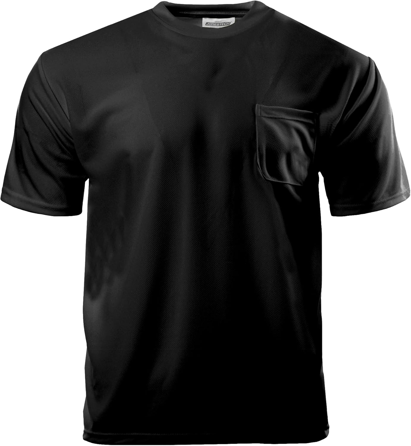 JORESTECH Safety High Visibility Orange or Yellow Short Sleeve Work T Shirt with Chest Pocket, Moisture Wicking Fabric