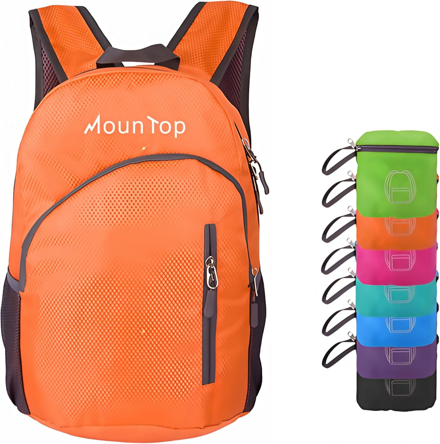MounTop Outdoor Lightweight Foldable Water Resistant Backpack for Travel Hiking Riding