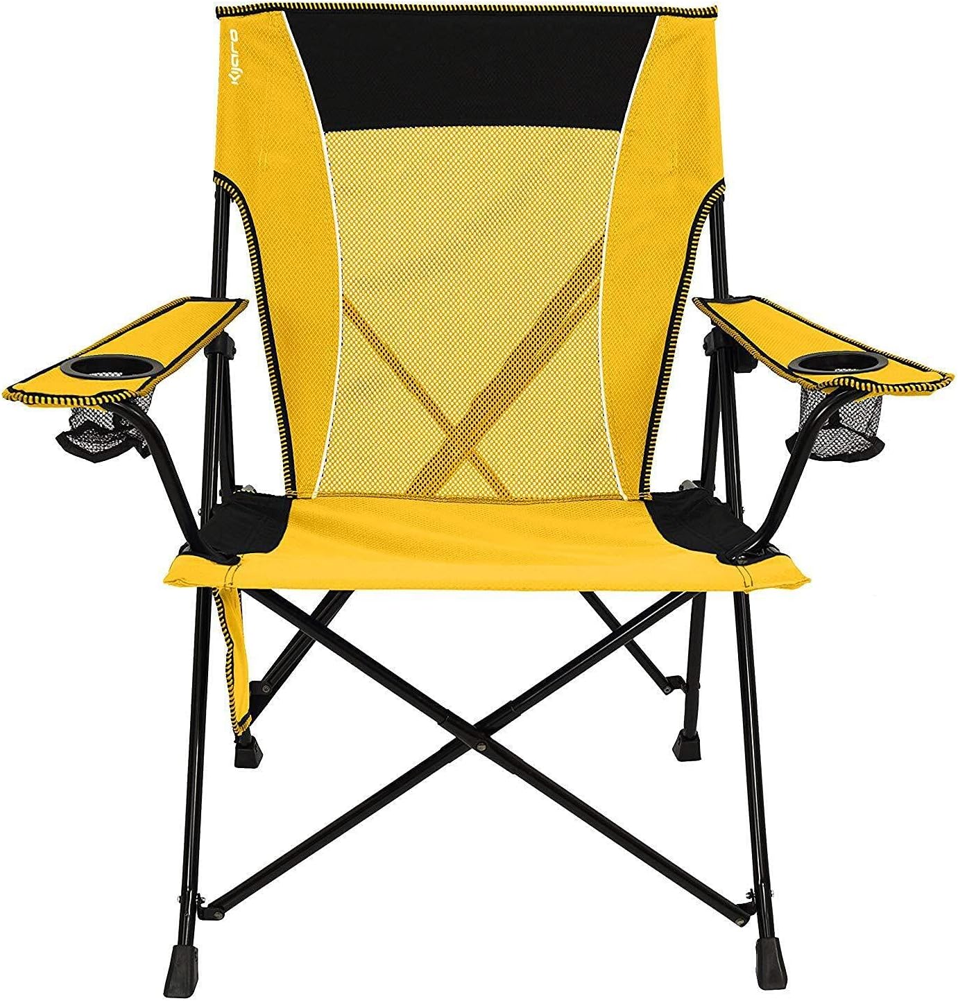 Kijaro Portable Camping Chairs - Enjoy the Outdoors with a Versatile Folding Sports Chair for Outdoor & Lawn - Dual Lock Feature Locks Position – Hallet Peak Gray