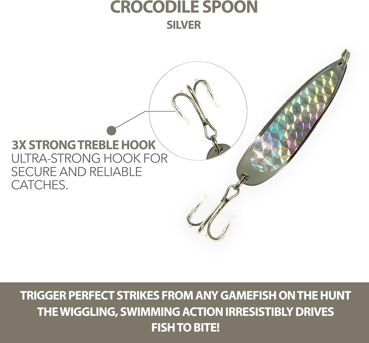 1oz Crocodile Spoons – 12 Pcs