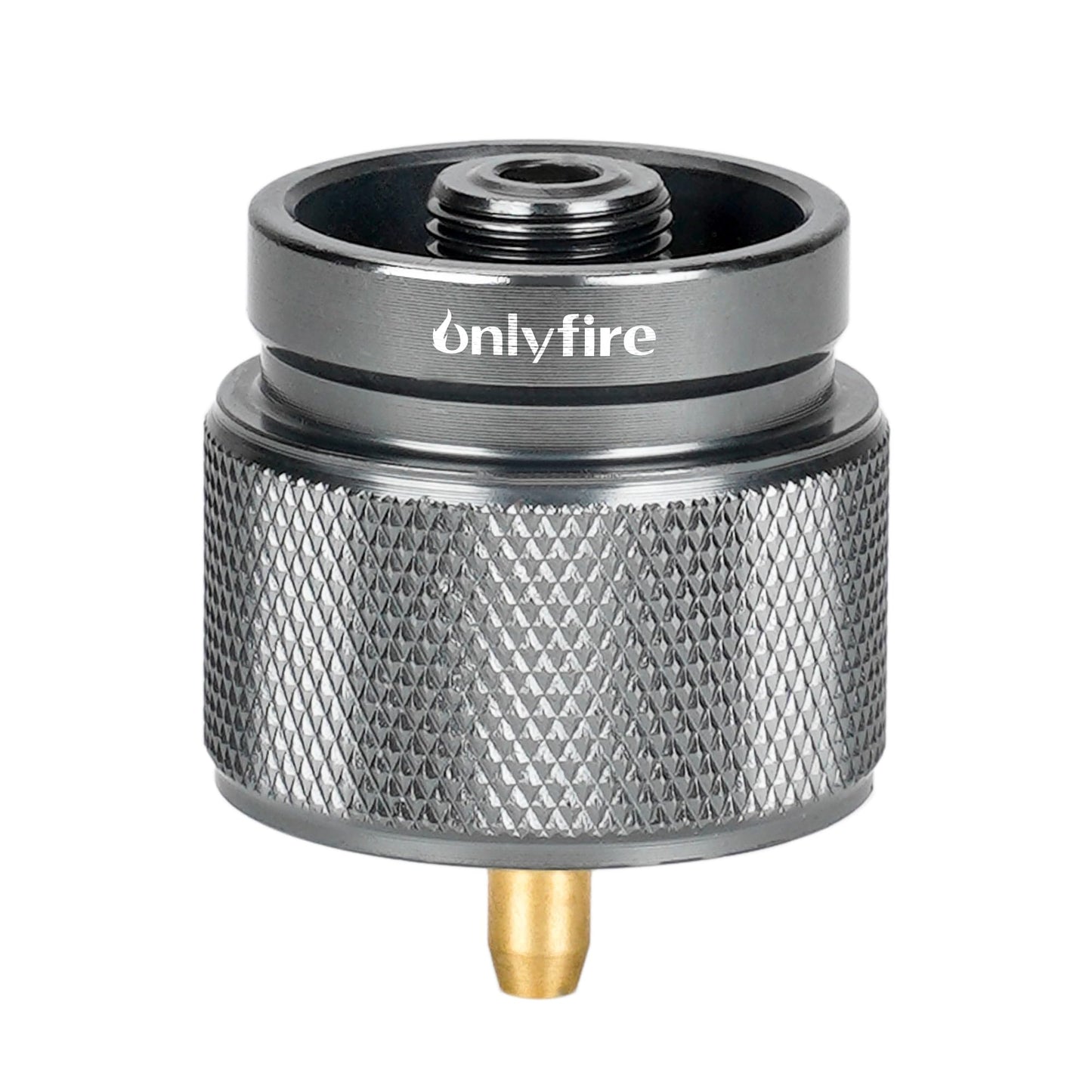 ONLYFIRE OUTDOOR LIVING Camping Stove Adapter, Backpacking Stove Convertor 16oz 1LB Propane Small Tank Input EN417 Lindal Valve Output, Camp Fuel Gas Adapter for Outdoor Backpack Hiking, GS316