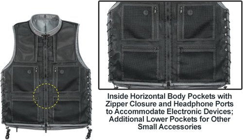 Men's Adjustable Fit Tactical Sporting Vest - Lightweight & Versatile Outdoor Gear