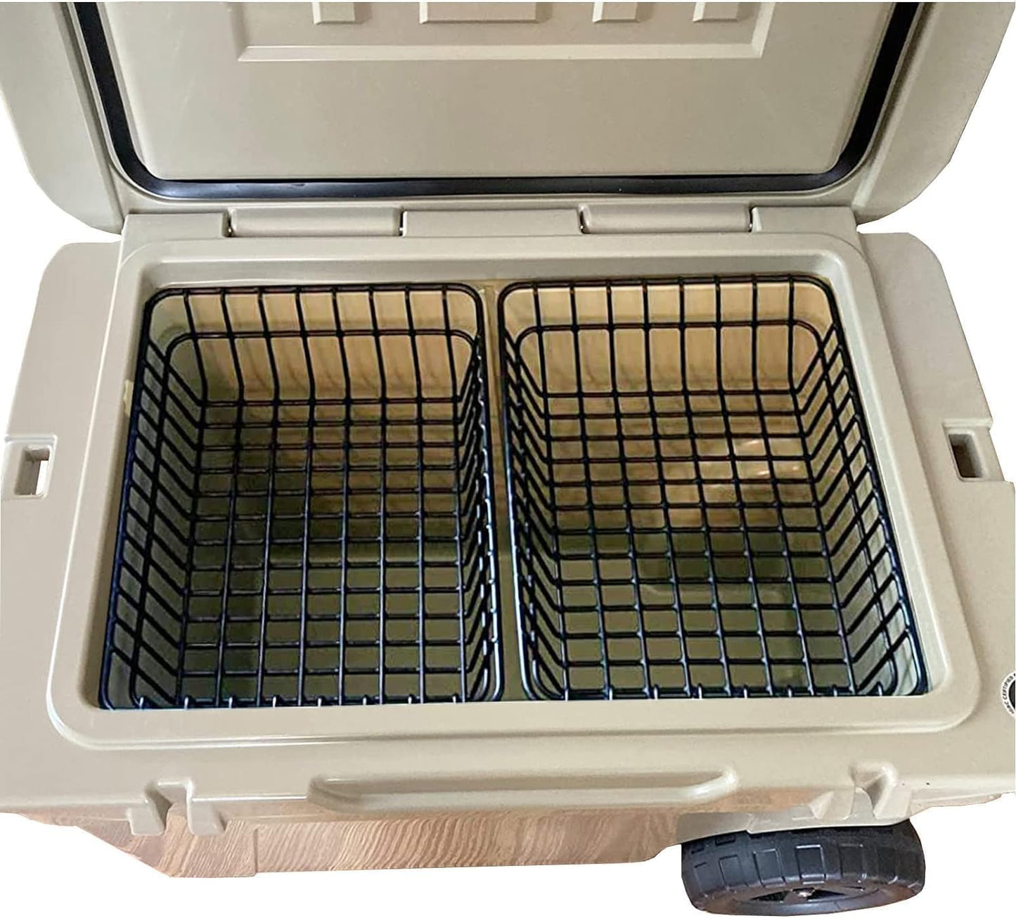 KDOWES 2-Pack Cooler Basket for Yeti Tundra Haul,Stays Food Chilled and Dry, Compatible with Other Cooler Accessories Cooler Locks, Cooler Dividers, Ice etc (Tundra Haul 2-Pack)