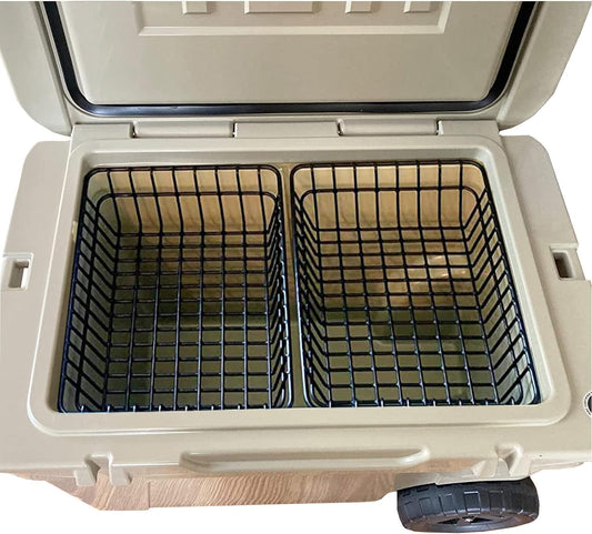 KDOWES 2-Pack Cooler Basket for Yeti Tundra Haul,Stays Food Chilled and Dry, Compatible with Other Cooler Accessories Cooler Locks, Cooler Dividers, Ice etc (Tundra Haul 2-Pack)