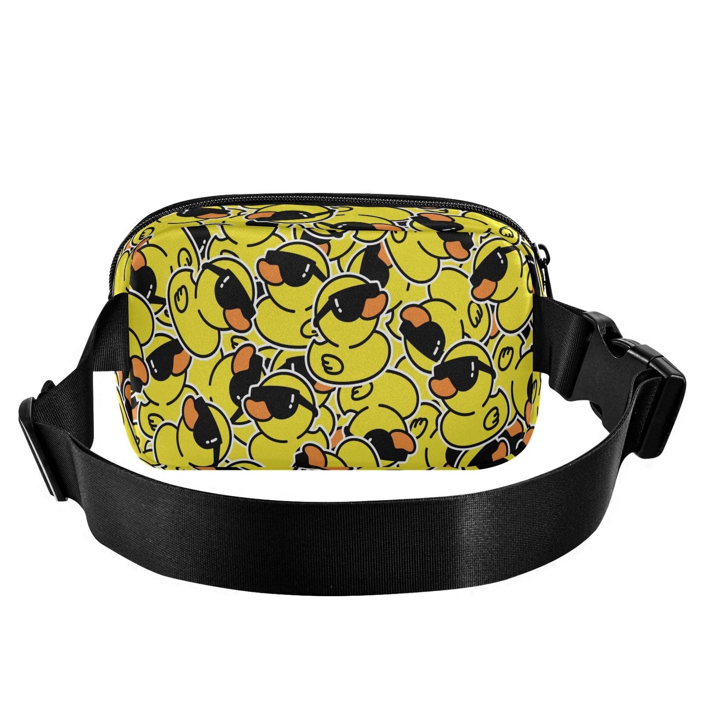 Exnundod Fanny Waist Bag Duck Purse Bag Casual Crossbody Pack Zipper & Adjustable Strap Hip Bum Bag for Running Hiking Traveling Outdoor
