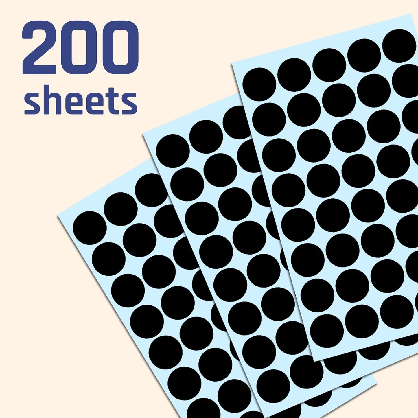 2000 Pack, 3/4" Round Dot Stickers Circle Labels - Red