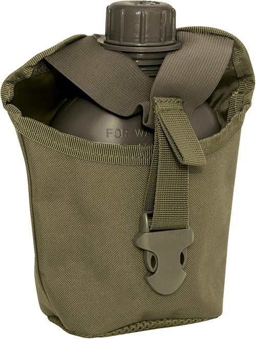 1 Quart MOLLE Canteen Pouch - Essential Hydration Accessory for Camping & Outdoor, MultiCam