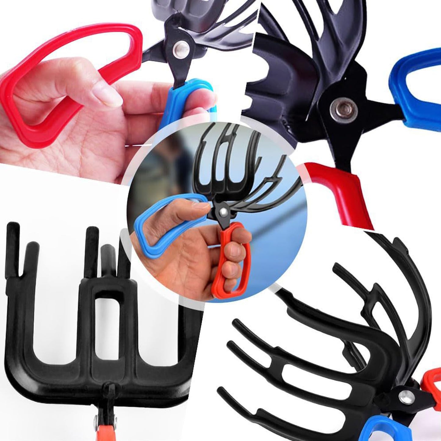 3 Claw Fish Gripper, Fishing Pliers Gripper, 2025 New Multifunctional Metal Fish Control Clamp Forceps, for Catch Most Freshwater Fish Fishing Accessories (3 Claw Fish Gripper)