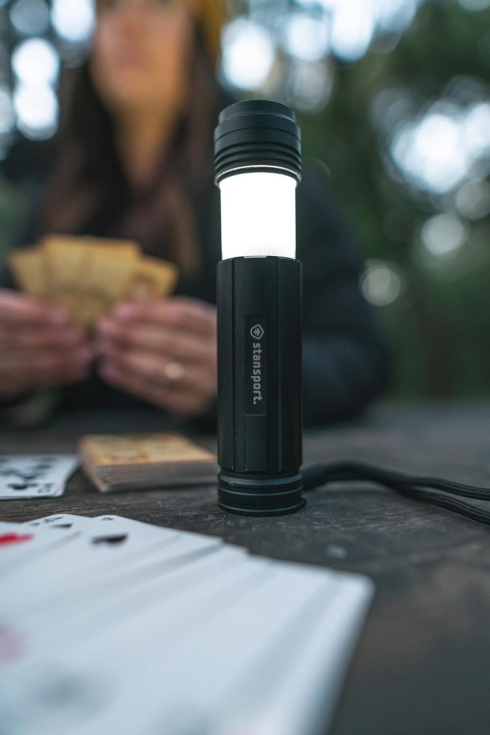 Stansport Heavy-Duty Tactical Flashlight/Lantern, 200 Lumens Multicolor 103-200 One Size