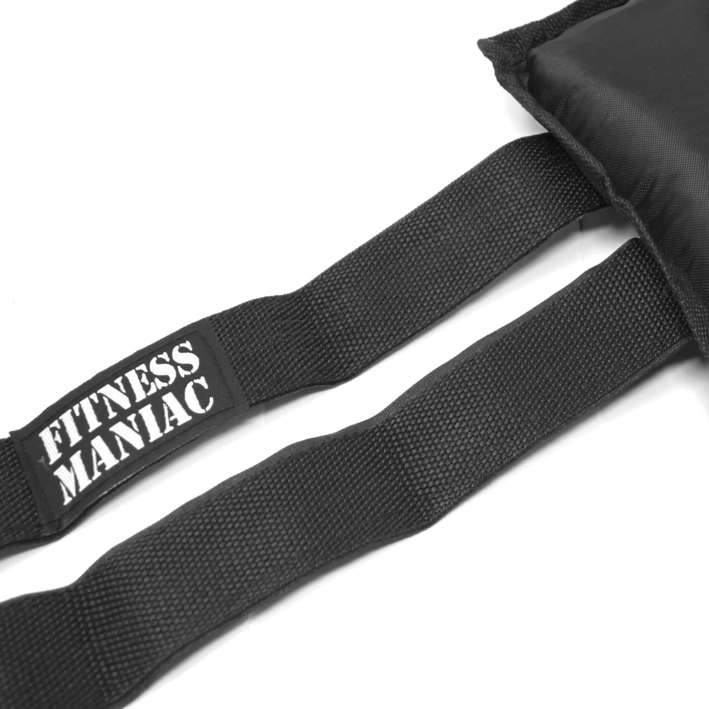 Fitness Maniac Pro Ankle Weights for Women Men Double Straps 14 lbs (7 Pounds Per Ankle) Durable Set for Gym, Workout, Walking, Ab, Leg Exercises