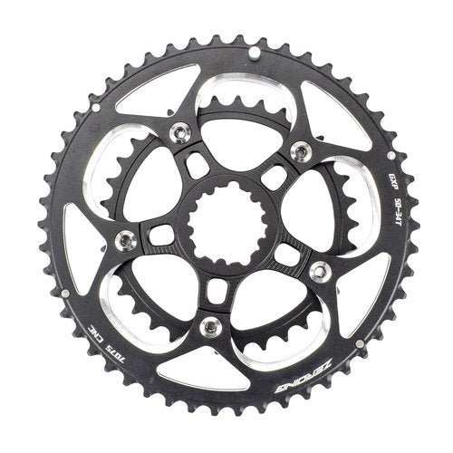 EVOSID Bike Chainring Adapter GXP to 110/130BCD 5 Arms Aluminium Spider Adapter for Sram X9 XX1 X0 X01 GXP, Dub Crank with 5 Bolt (110BCD with 5 bolt)