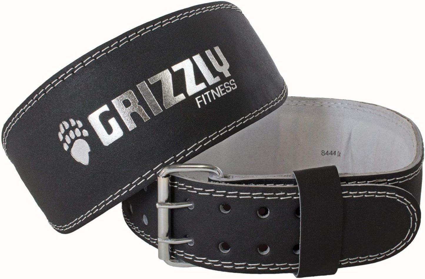 Grizzly Fitness Pacesetter Padded Leather Weightlifting Belt - 6" | Suede Lining | Padded for Extra Comfort | Used by Pros | Won't Dig into Hips or Back | Training Belt for Improved Biomechanics