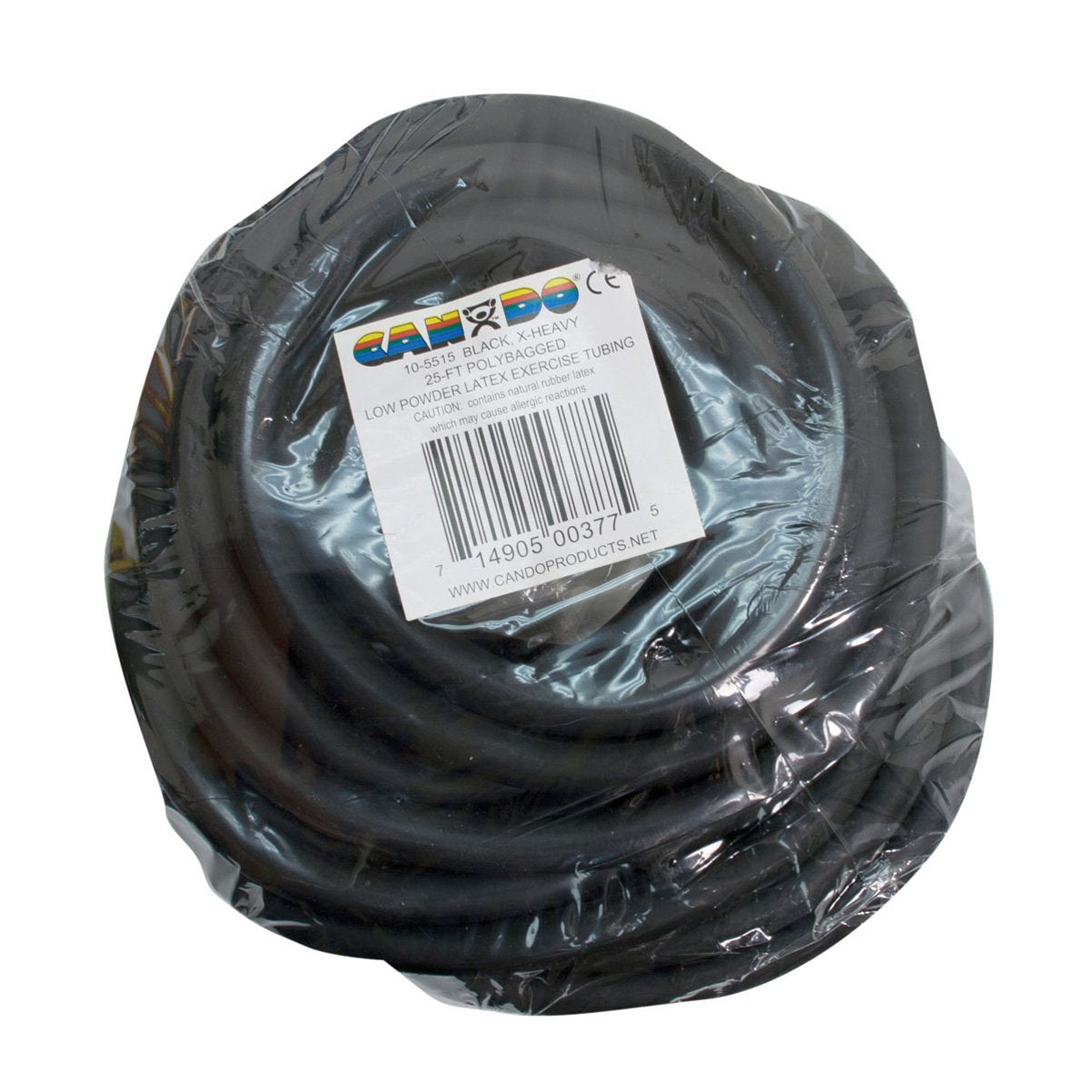 Cando 10-5723 Green Latex-Free Exercise Tubing, Medium Resistance, 100' Length