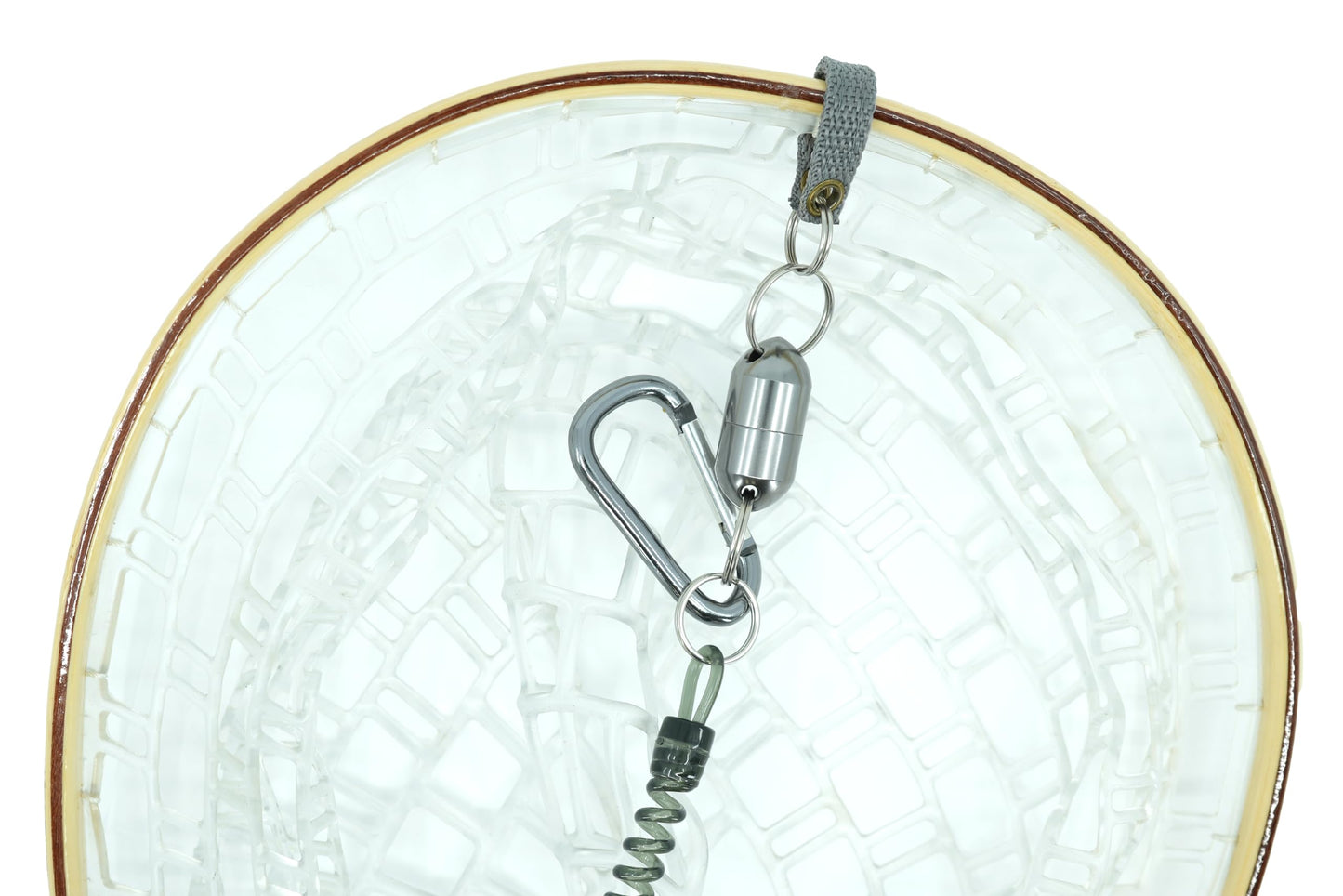 Kingfisher Magnetic Fly Fishing Net Release Gunsmoke Color W/Lanyard and attachement Hoop