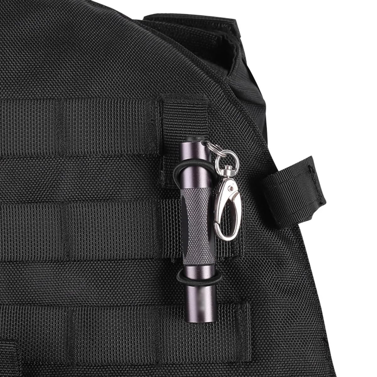 20 PCS Tactical Binding Retainer Tactical Gear Holder Clip Molle Webbing Binding Ribbon Elastic Binding Ribbon Buckle Multipurpose Tactical Bag Molle Accessories for Tactical Backpack Vest and Bags