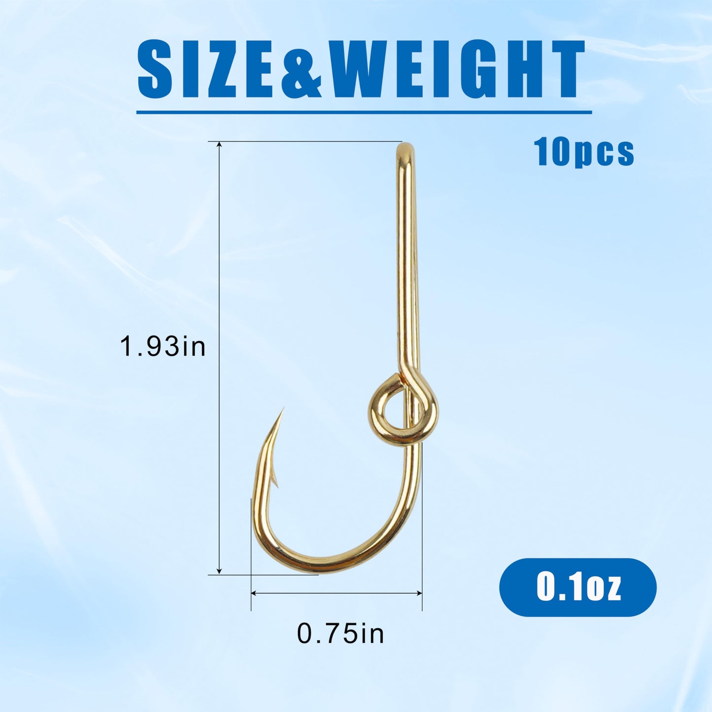 Fishing Hooks Hat Pins for Fishing Hat Hook Clip Set Black Gold Fish Hook Hat Clip High Carbon Steel Hooks for Cap Hat Tie 10/16pcs (Gold 10PCS