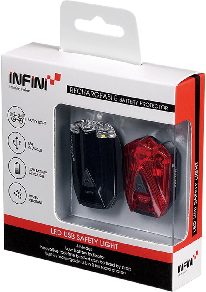 Kit Lights, Red/Black, One Size Unisex Adult