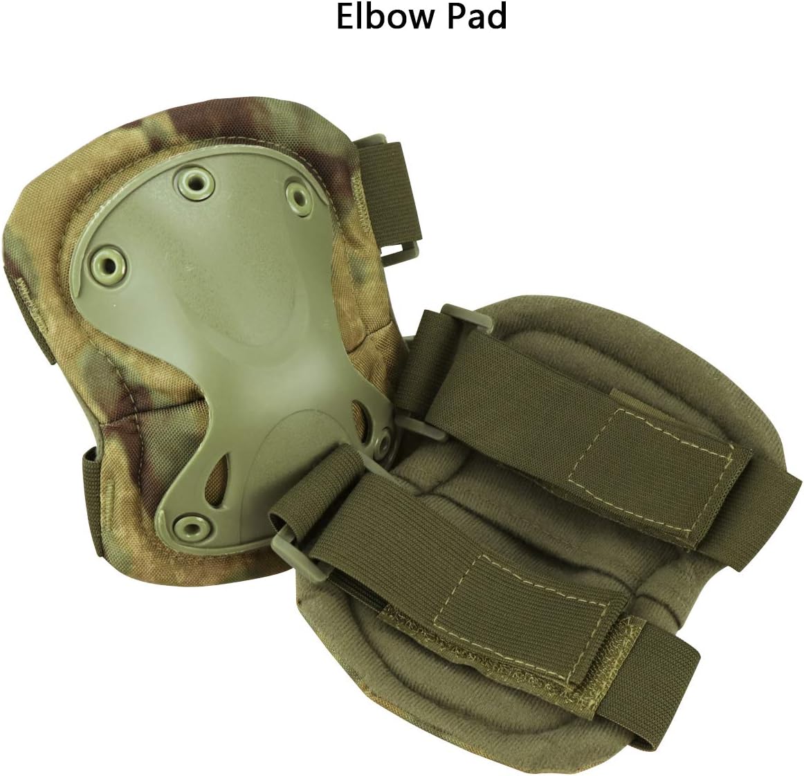 AOUTACC Tactical Combat Knee & Elbow Protective Pads Set for Outdoor CS Paintball Game Cycling Safety Skateboarding Gear Skates Knee Protection Guard Pads