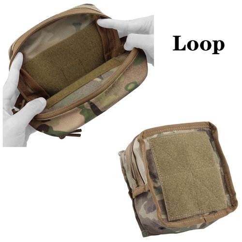 Tactical Molle Pouch Compact EDC Utility Gadget Pouch Waist Bags Sundries Storage Admin Organize Gear Gadget for Military Backpack Vest (Camo)