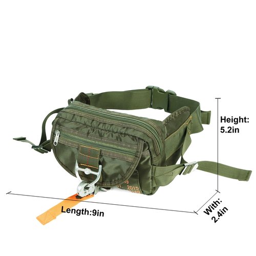 US Air Force Parachute Buckles Deployment Bag Tactical Military Waist Fanny Pack