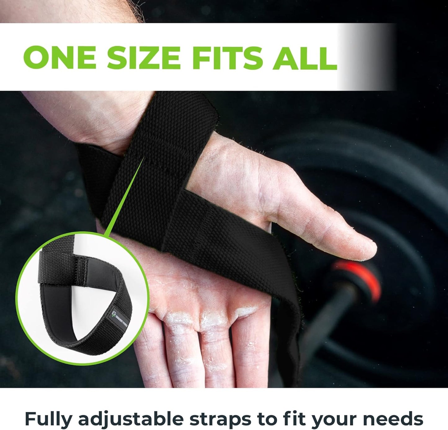 Gradient Fitness Lifting Straps | Wrist Straps for Weightlifting, Deadlift Straps, Lifting Straps for Weightlifting, Straps for Weight Lifting, Weight Lifting Straps for Men/Women, Gym Lifting Grips