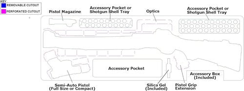 Case Club Tactical Shotgun Pre-Cut Waterproof Case with Accessory Box and Silica Gel to Help Prevent Gun Rust (Gen 2)