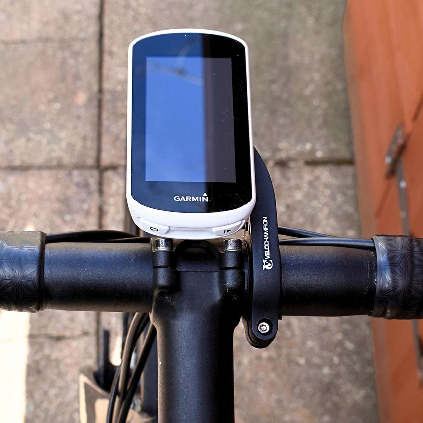 VeloChampion Out Front Bike Handlebar Mount Compatible with Garmin 130/530/540/820/830/840/1030/1040 and Edge Explore
