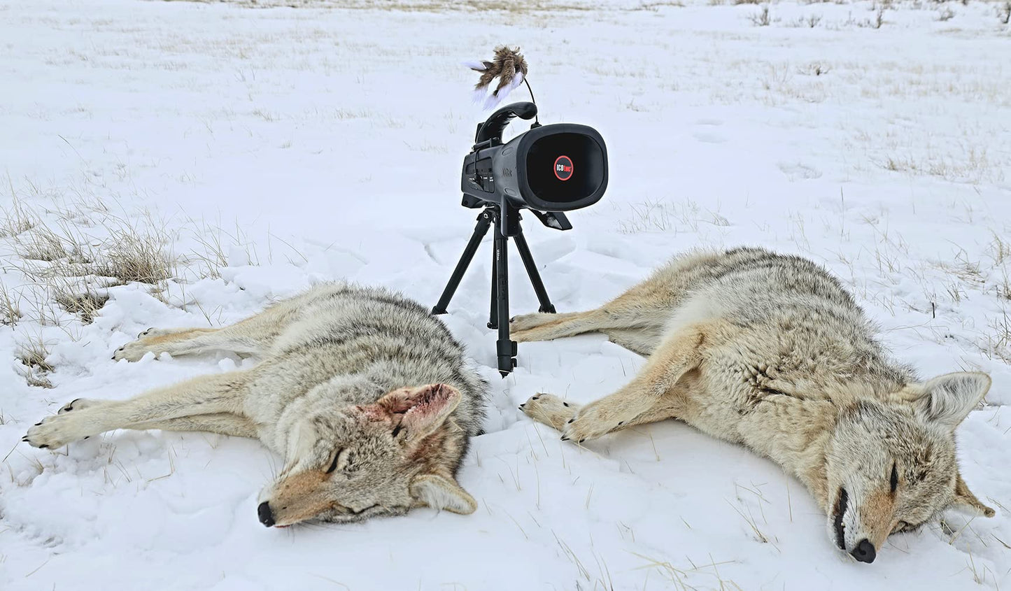 Night Stalker+ Predator Game Call - Designed for Coyote, Fox, Bobcat, Raccoon Hunting - 165 Sounds Included, 300 Yard Remote Range