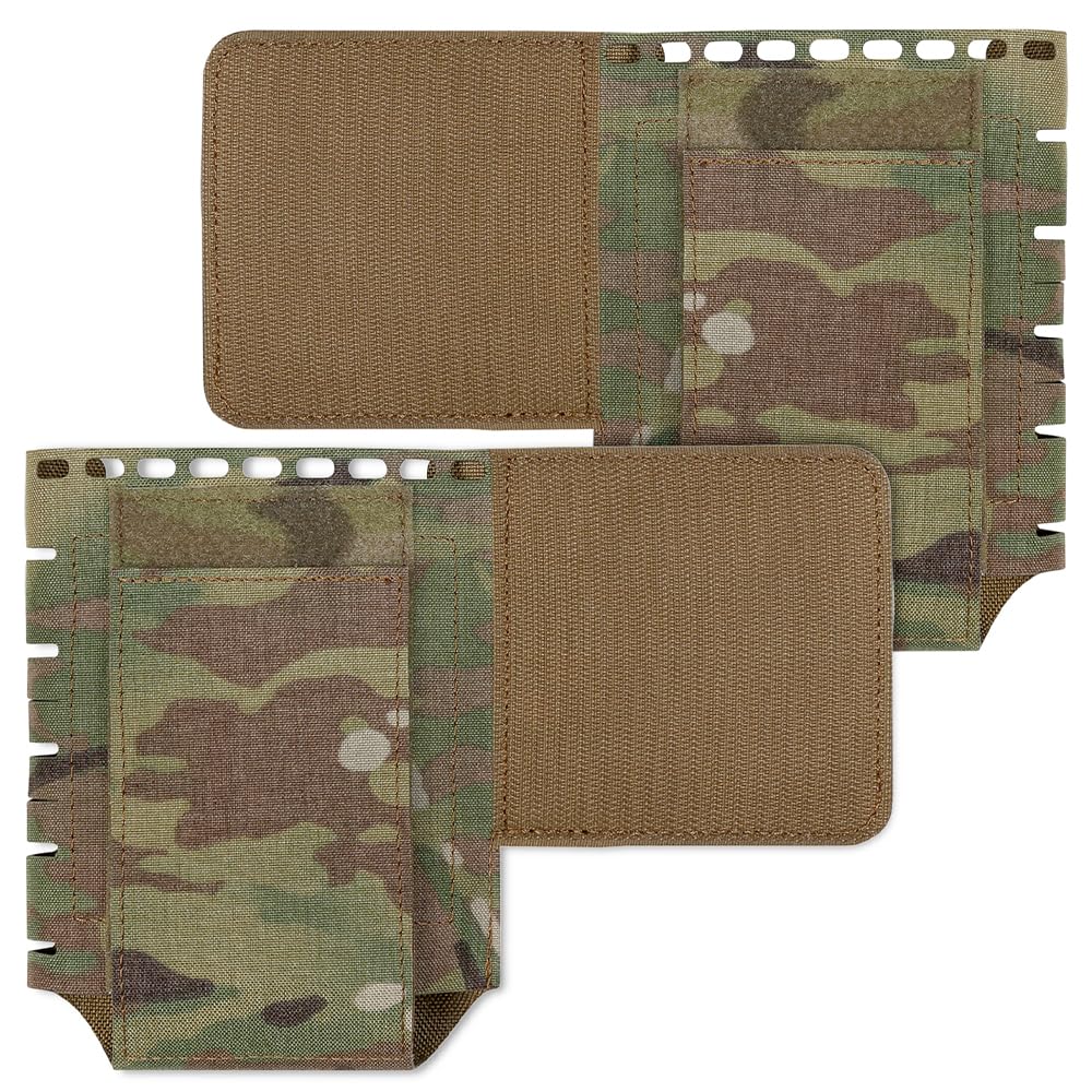 ACETAC Flex Expander Wing Pouch for Chest Rig, Compatible with Spiritus Systems Micro MK4/MK5 Haley Strategic D3CR Placard (Multicam)