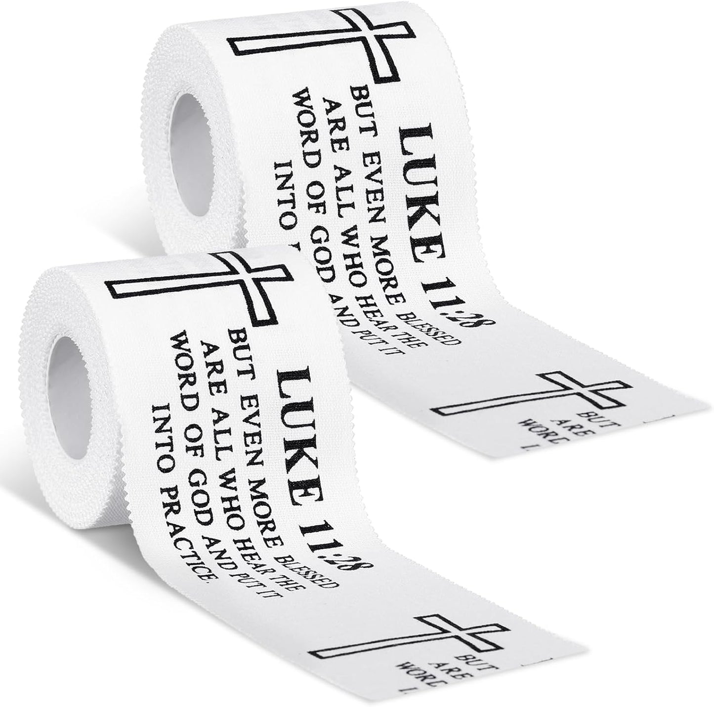 Christian Athletic Tape | 2 Pcs Cotton Sports Wrap 2in x 23ft | White