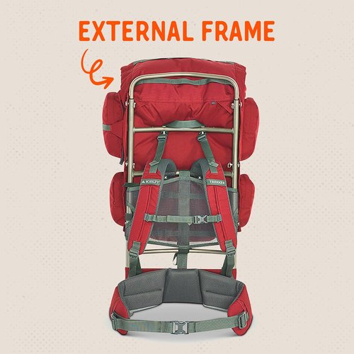 Kelty Trekker 65 Backpack, Garnet Red