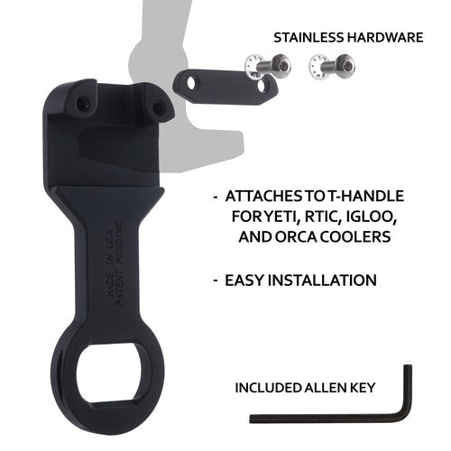 Big Foot Cooler Bottle Opener – Rip N’ Sip’s Rugged Opener for YETI, RTIC & More | Awesome Gift for Outdoor Lovers & Hunters