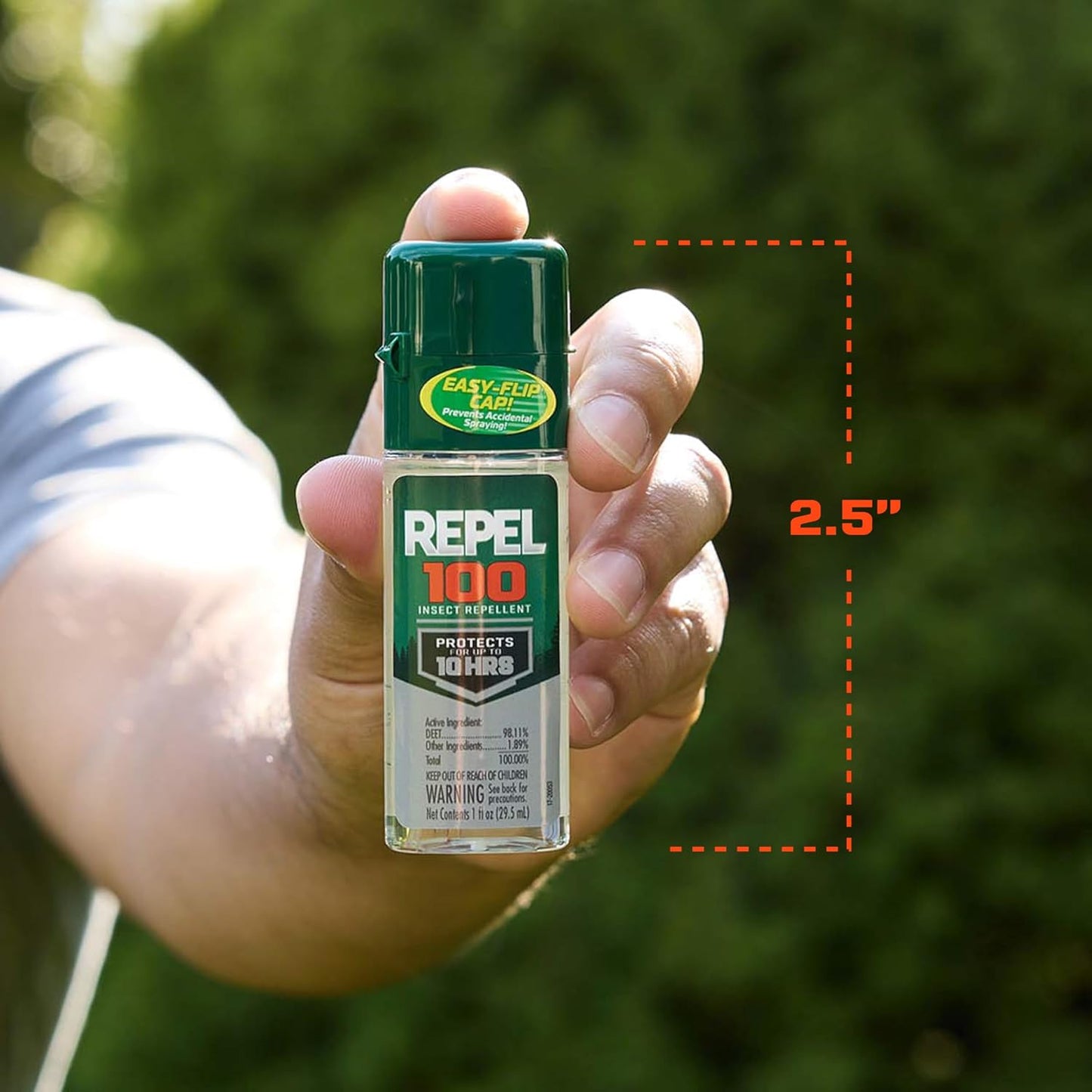 Repel 100 Insect Repellent, Repels Mosquitos, Ticks and Gnats, For Severe Conditions, Protects For Up To 10 Hours, 98% DEET (Pump Spray) 1 fl Ounce
