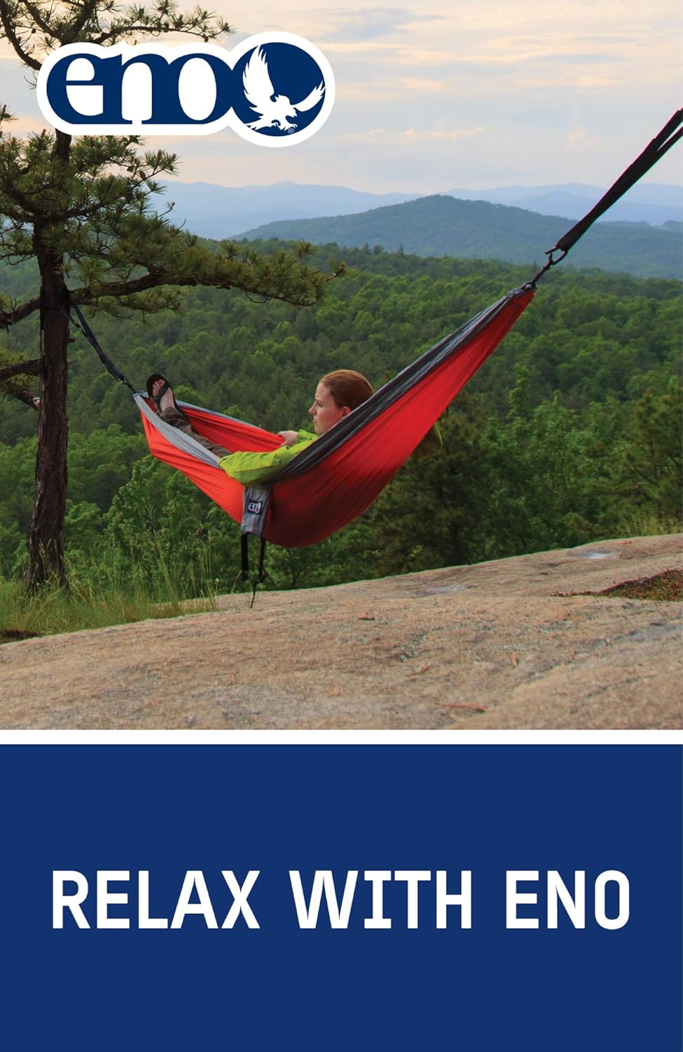 Eagles Nest Outfitters SingleNest Hammock (Red/Charcoal)