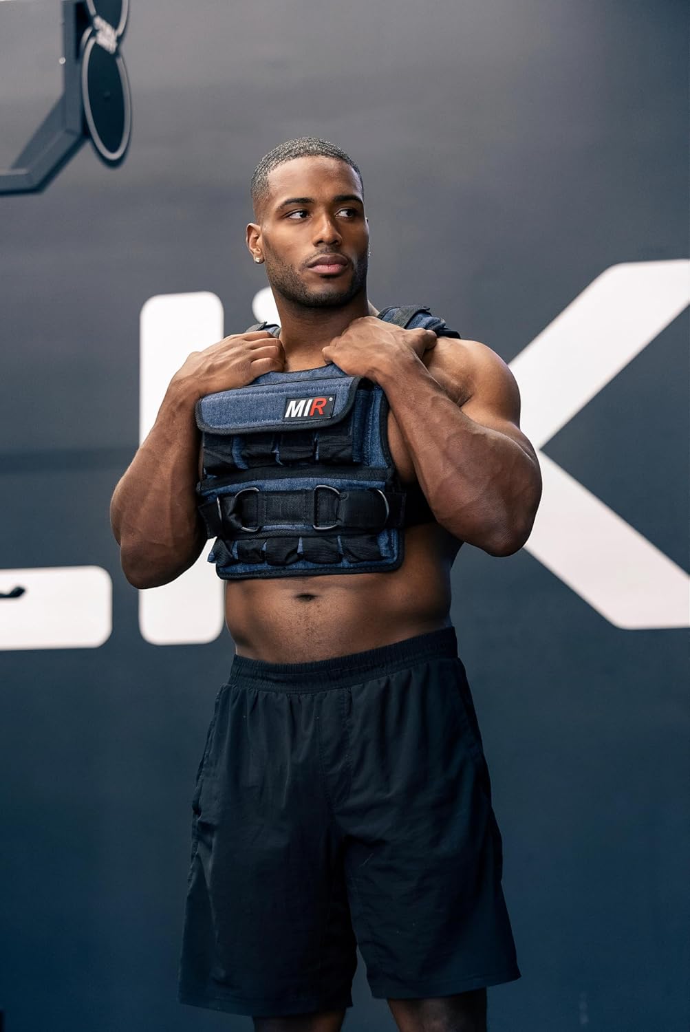 miR Air Flow Weighted Vest with Zipper Option 20lbs - 60lbs Solid Iron Weights Machine Washable. Workout Vest for Men and Women