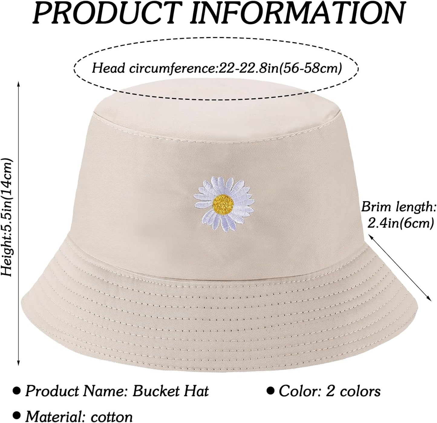 Reversible Cotton Sun Hat for Women | Summer Travel & Beach Fishing Cap