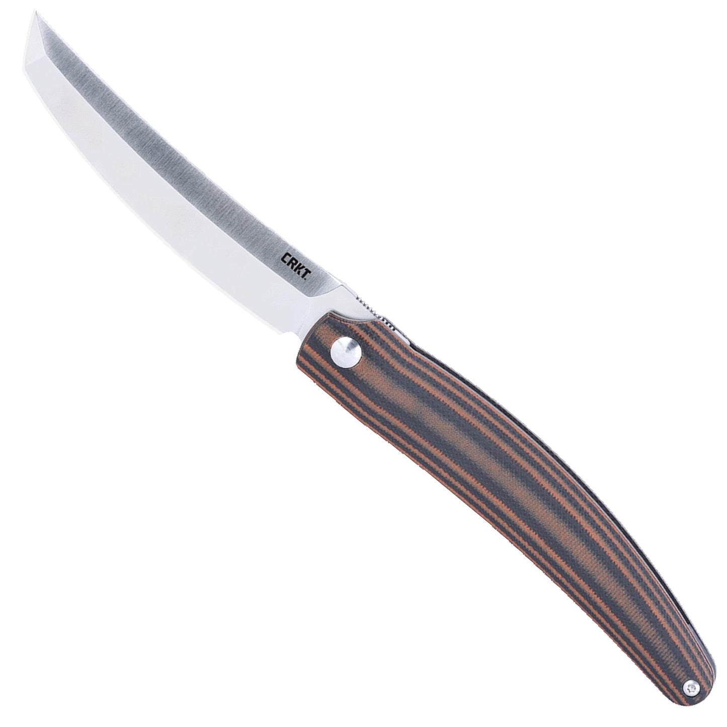CRKT Ancestor Everyday Carry Folding Knife: Tanto with D2 Steel Blade, G10 Handle, Liner Lock, 5930