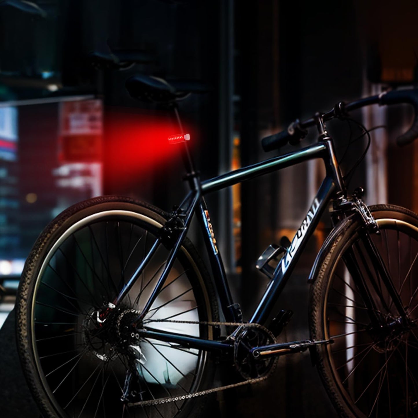KELNOW Bike Tail Light, 40 Hours Long Runtime, USB Rechargeable, Ultra Bright LED Bicycle Rear Light, 5 Light Modes, IPX5 Waterproof Taillight for Night Riding