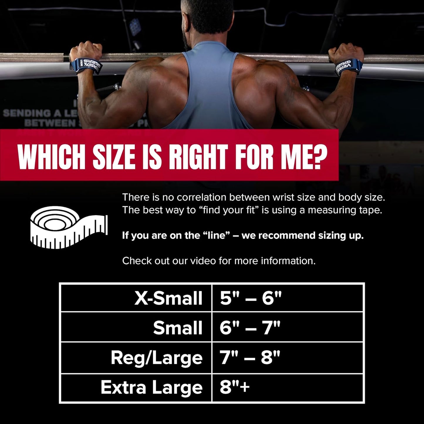 Versa Gripps® Pro, Made in The USA, Wrist Straps for Weightlifting Alternative, The Best Training Accessory