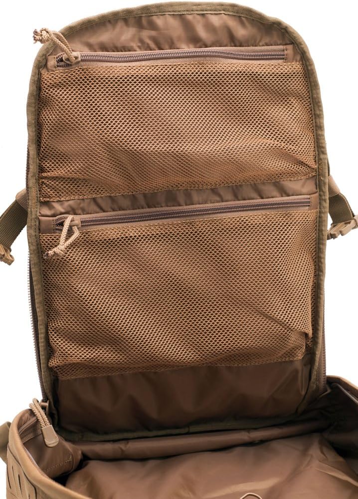 LAPG Atlas 12 Hour Tactical Backpack for Men & Women, Survival Gear Bag, Large Hiking Camping Bug Out Backpack, Black
