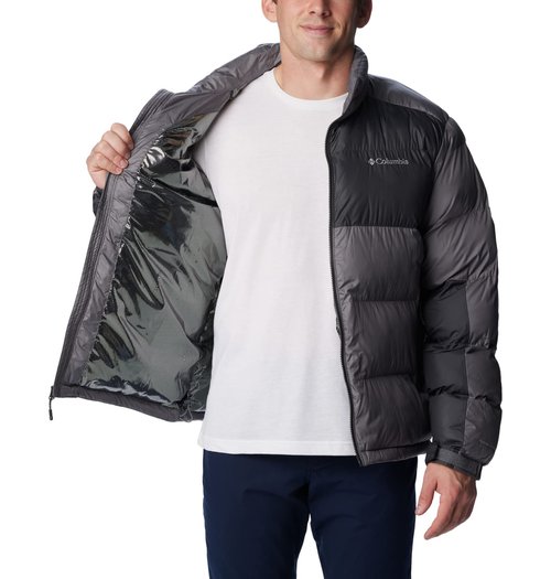Columbia Men's Pike Lake II Jacket, 2024 City Grey/Shark, X-Large Tall