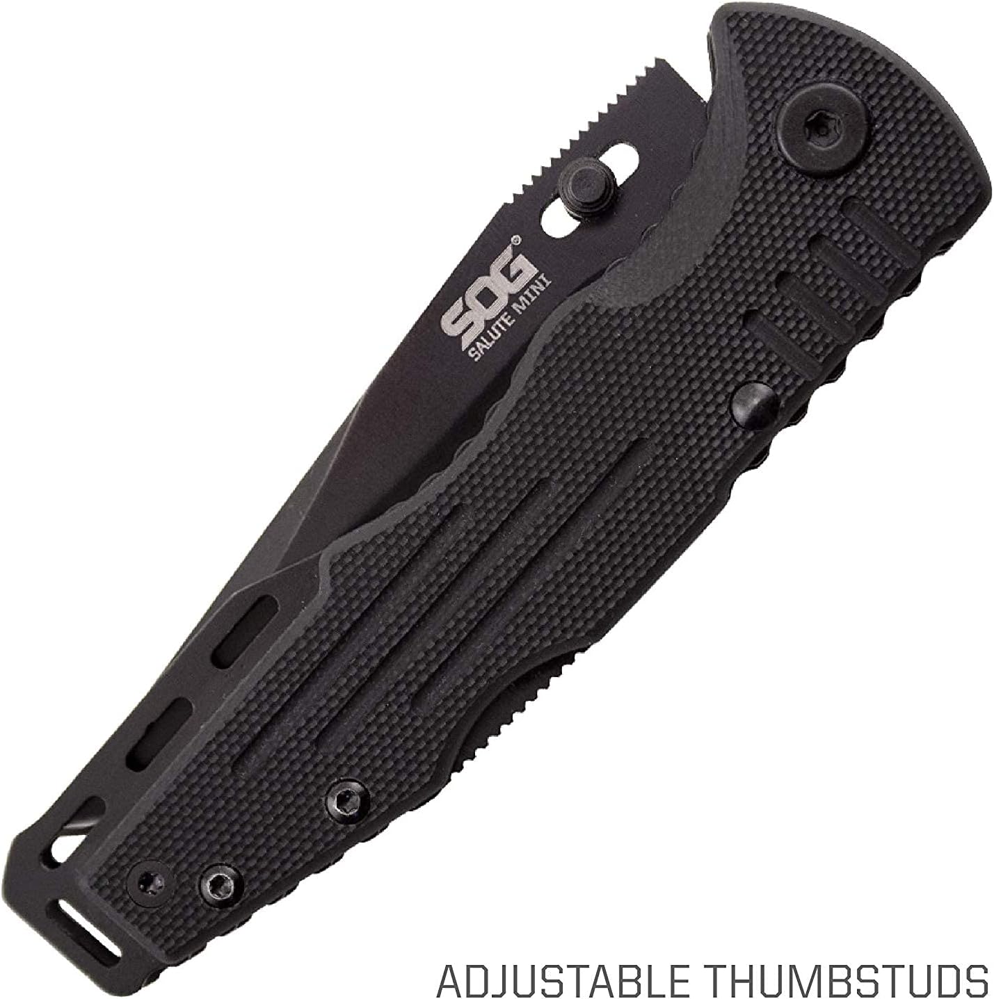 SOG Knives - Salute - Mini, Black Oxide, G10