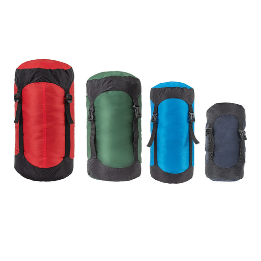 2pcs Compression Stuff Sack, 8L/18L/25L/35L Lightweight Sleeping Bags Storage Compression Sack for Camping, Hiking, Backpacking Trip (Dark blue,35L)