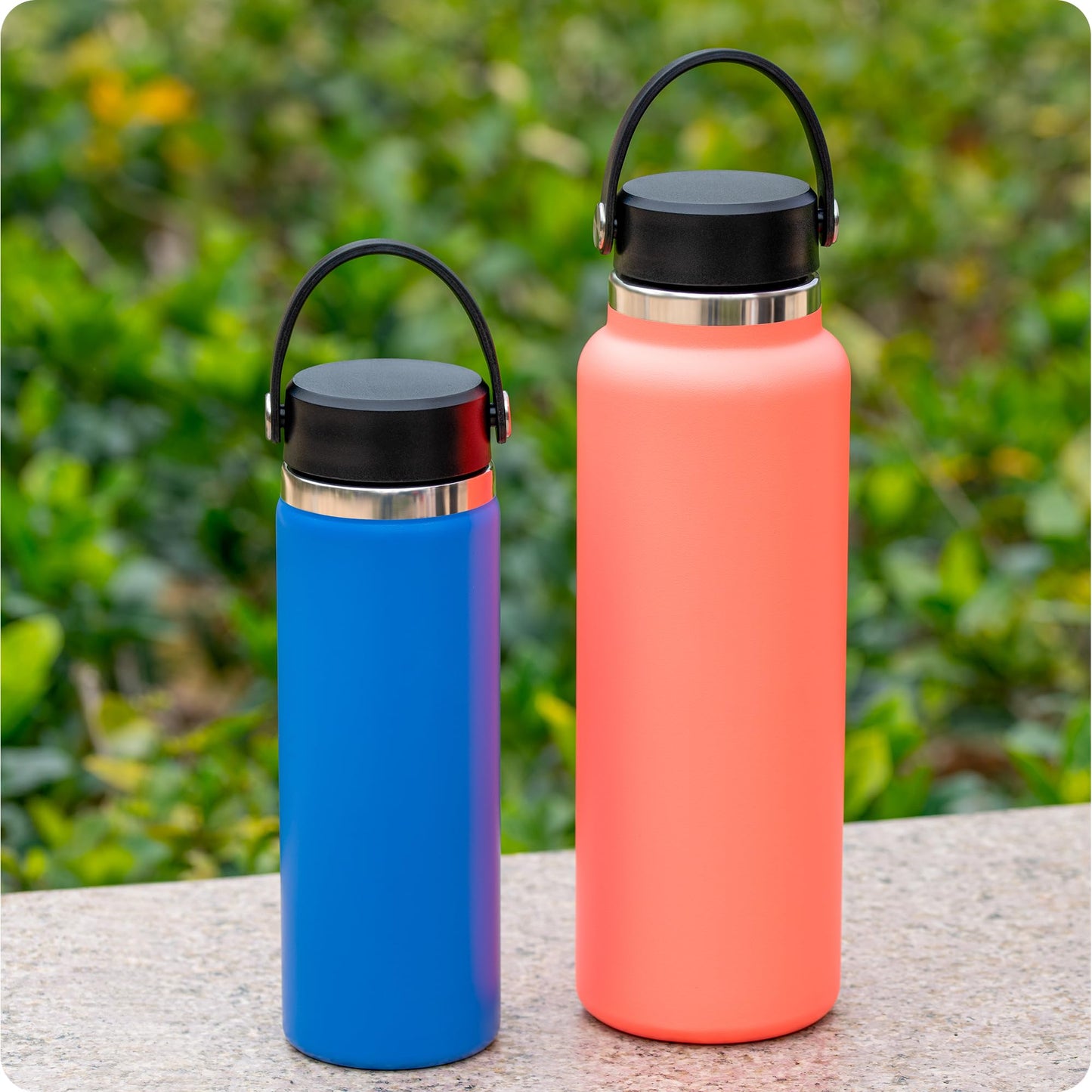 Prurex Replacement Lid for Hydroflask,Klean Kanteen,Simple Modern Wide Mouth Bottles, Flask Cap for 12-64oz Sports Water Bottles Accessories (2 Pack)